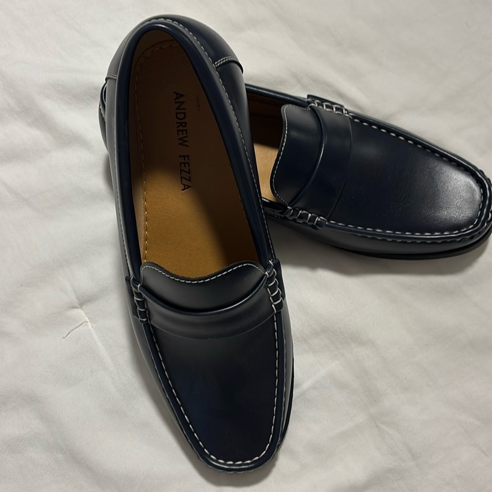 Men’s loafers by Andrew Fezza, brand new